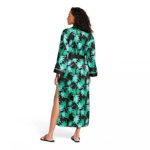 Fe Noel x Target Feathered Palm Print Cover Up Dress M